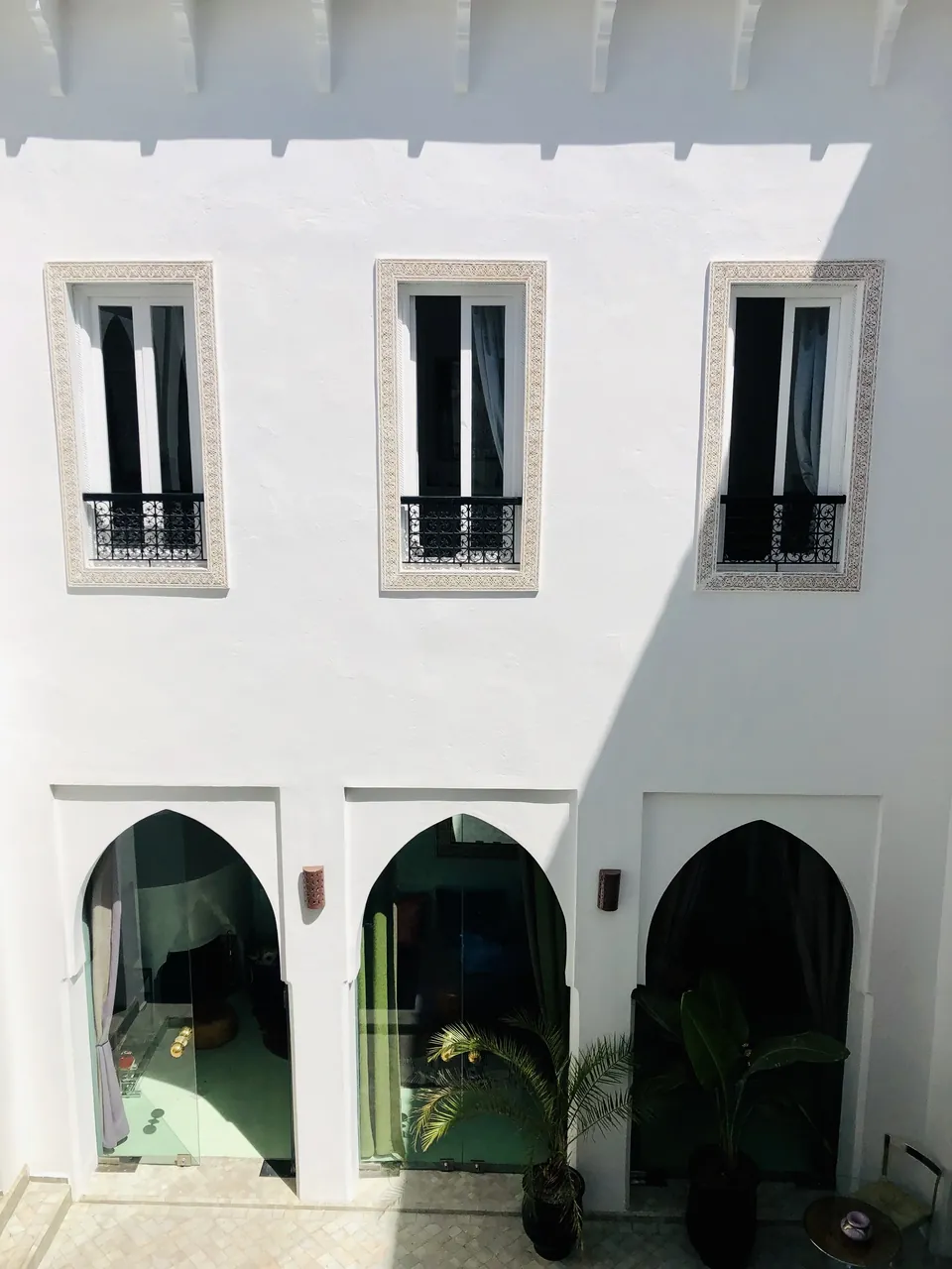 Patio entrance